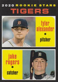 2020 Topps Heritage - French #39 Tyler Alexander /  Jake Rogers Front