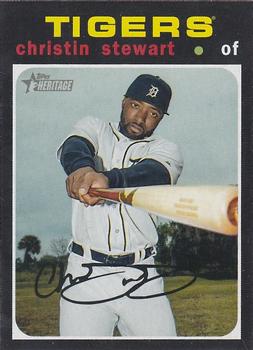 2020 Topps Heritage - French #85 Christin Stewart Front