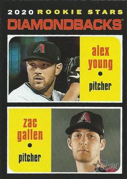 2020 Topps Heritage - French #93 Alex Young /  Zac Gallen Front