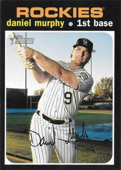 2020 Topps Heritage - French #158 Daniel Murphy Front