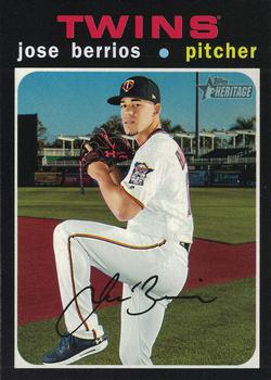 2020 Topps Heritage - French #238 Jose Berrios Front
