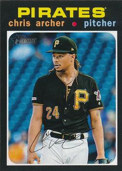 2020 Topps Heritage - French #311 Chris Archer Front