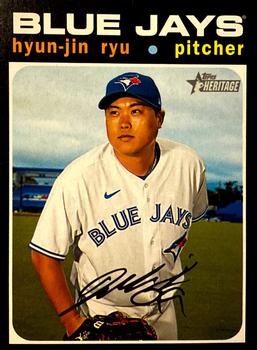 2020 Topps Heritage - French #566 Hyun-Jin Ryu Front