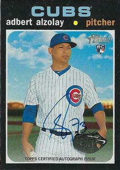 2020 Topps Heritage - Real One Autographs #ROA-AA Adbert Alzolay Front