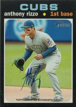 2020 Topps Heritage - Real One Autographs #ROA-ARI Anthony Rizzo Front