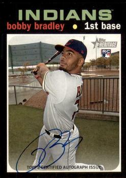 2020 Topps Heritage - Real One Autographs #ROA-BBR Bobby Bradley Front