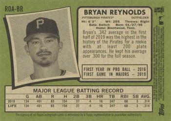 2020 Topps Heritage - Real One Autographs #ROA-BR Bryan Reynolds Back