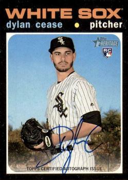 2020 Topps Heritage - Real One Autographs #ROA-DC Dylan Cease Front