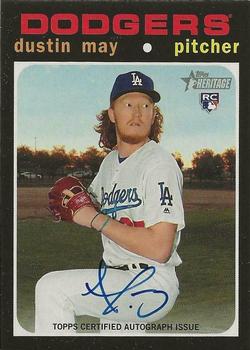 2020 Topps Heritage - Real One Autographs #ROA-DM Dustin May Front