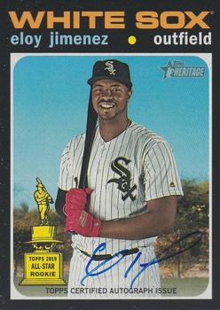 2020 Topps Heritage - Real One Autographs #ROA-EJ Eloy Jimenez Front
