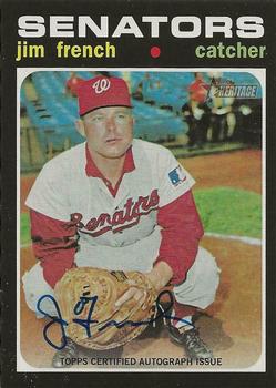2020 Topps Heritage - Real One Autographs #ROA-JF Jim French Front