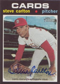 2020 Topps Heritage - Real One Autographs #ROA-SCA Steve Carlton Front
