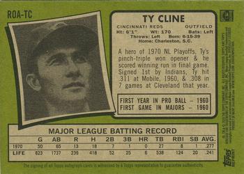 2020 Topps Heritage - Real One Autographs #ROA-TC Ty Cline Back