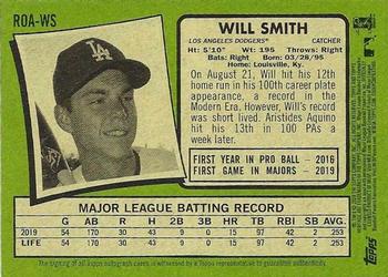 2020 Topps Heritage - Real One Autographs #ROA-WS Will Smith Back