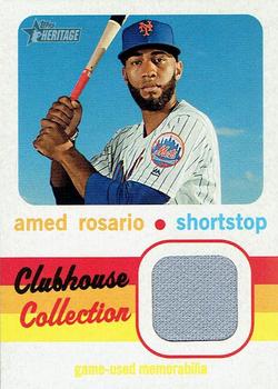 2020 Topps Heritage - Clubhouse Collection Relics #CCR-ARO Amed Rosario Front