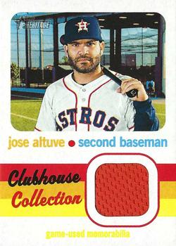 2020 Topps Heritage - Clubhouse Collection Relics #CCR-JA Jose Altuve Front