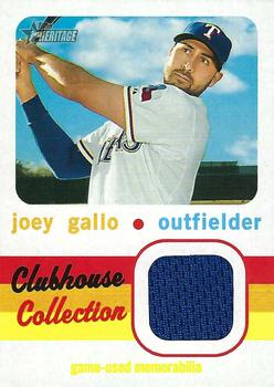 2020 Topps Heritage - Clubhouse Collection Relics #CCR-JG Joey Gallo Front