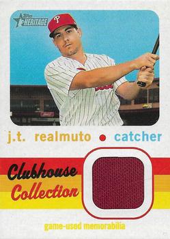 2020 Topps Heritage - Clubhouse Collection Relics #CCR-JREa J.T. Realmuto Front