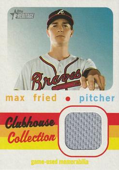 2020 Topps Heritage - Clubhouse Collection Relics #CCR-MF Max Fried Front
