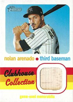 2020 Topps Heritage - Clubhouse Collection Relics #CCR-NA Nolan Arenado Front
