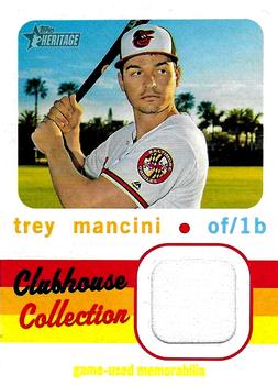 2020 Topps Heritage - Clubhouse Collection Relics #CCR-TM Trey Mancini Front