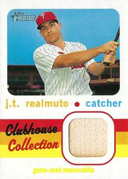 2020 Topps Heritage - Clubhouse Collection Relics #CCR-JRE J.T. Realmuto Front