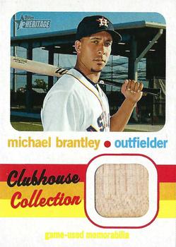 2020 Topps Heritage - Clubhouse Collection Relics #CCR-MBR Michael Brantley Front