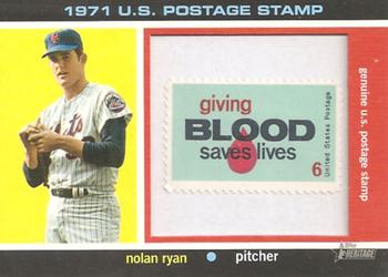 2020 Topps Heritage - 1971 U.S. Postage Stamp Relics #71US-NR Nolan Ryan Front