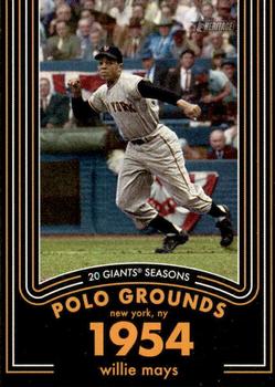 2020 Topps Heritage - 20 Giants Seasons #6 Willie Mays Front