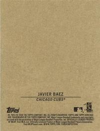 2020 Topps Heritage - 1971 Bazooka Numbered Test #8 Javier Baez Back