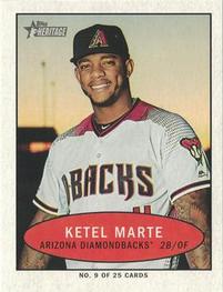 2020 Topps Heritage - 1971 Bazooka Numbered Test #9 Ketel Marte Front