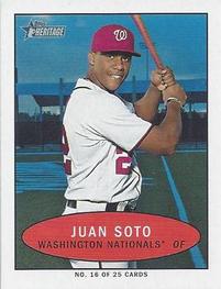 2020 Topps Heritage - 1971 Bazooka Numbered Test #16 Juan Soto Front