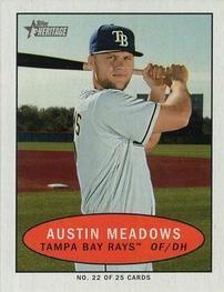 2020 Topps Heritage - 1971 Bazooka Numbered Test #22 Austin Meadows Front