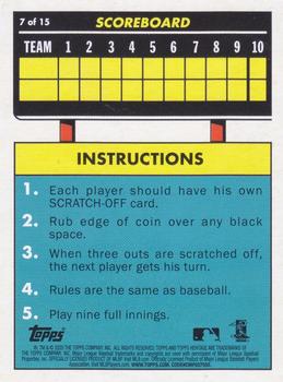 2020 Topps Heritage - 1971 Topps Baseball Scratch-Offs #7 Paul Goldschmidt Back