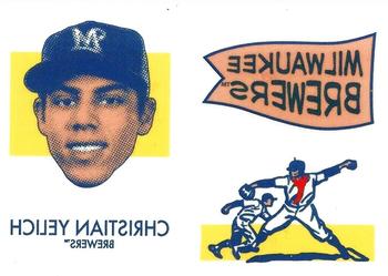 2020 Topps Heritage - 1971 Topps Baseball Tattoos #4 Christian Yelich Front