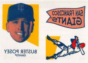 2020 Topps Heritage - 1971 Topps Baseball Tattoos #8 Buster Posey Front