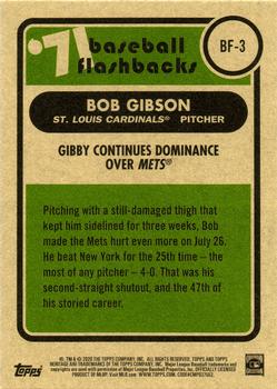 2020 Topps Heritage - Baseball Flashbacks '71 #BF-3 Gibby Continues Dominance Over Mets Back