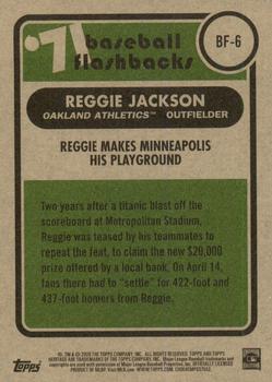 2020 Topps Heritage - Baseball Flashbacks '71 #BF-6 Reggie Makes Minneapolis His Playground Back