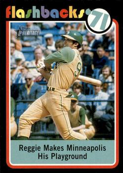 2020 Topps Heritage - Baseball Flashbacks '71 #BF-6 Reggie Makes Minneapolis His Playground Front