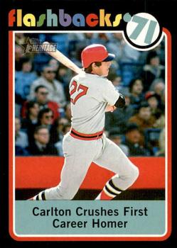 2020 Topps Heritage - Baseball Flashbacks '71 #BF-9 Carlton Crushes First Career Homer Front