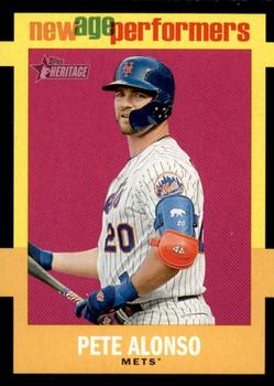 2020 Topps Heritage - New Age Performers #NAP-7 Pete Alonso Front