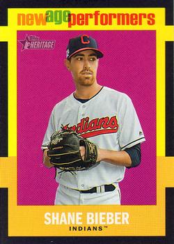 2020 Topps Heritage - New Age Performers #NAP-13 Shane Bieber Front
