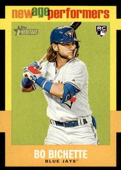 2020 Topps Heritage - New Age Performers #NAP-15 Bo Bichette Front