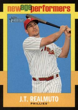 2020 Topps Heritage - New Age Performers #NAP-17 J.T. Realmuto Front