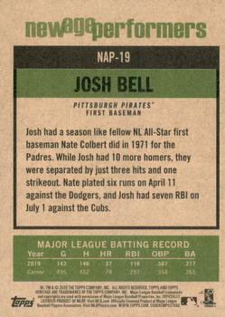 2020 Topps Heritage - New Age Performers #NAP-19 Josh Bell Back