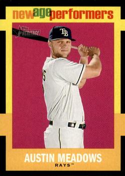 2020 Topps Heritage - New Age Performers #NAP-22 Austin Meadows Front