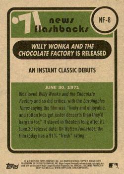 2020 Topps Heritage - News Flashbacks '71 #NF-8 An Instant Classic Debuts Back