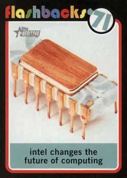 2020 Topps Heritage - News Flashbacks '71 #NF-11 Intel Changes the Future of Computing Front