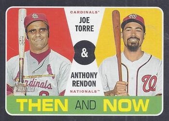 2020 Topps Heritage - Then and Now #TN-7 Joe Torre / Anthony Rendon Front