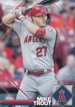 2020 Topps Heritage - 2020 MLB Sticker Collection Preview #1 Mike Trout Front